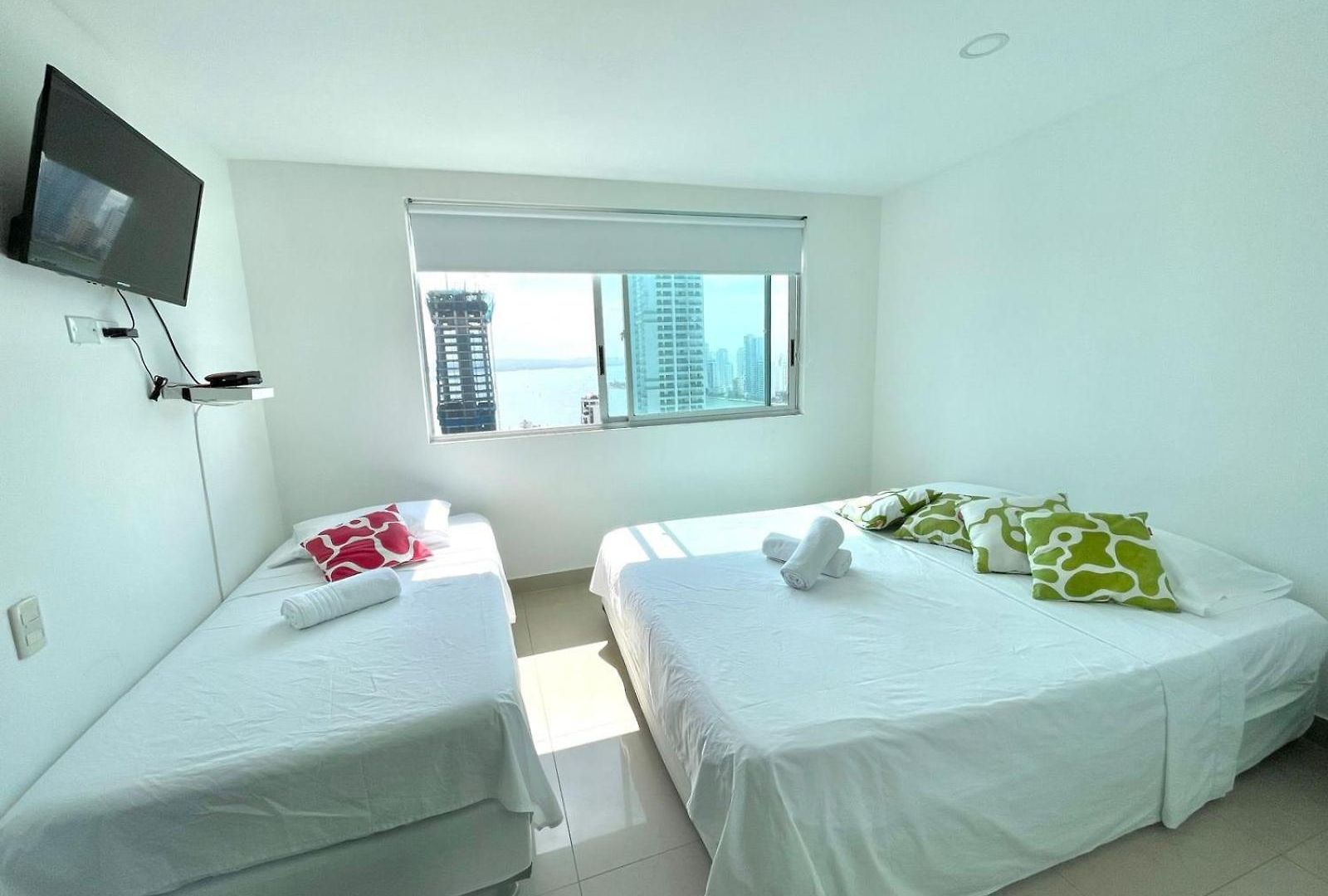 Apartamento Palmetto 2704- Hermosa Vista Al Mar- Cartagena,colombia